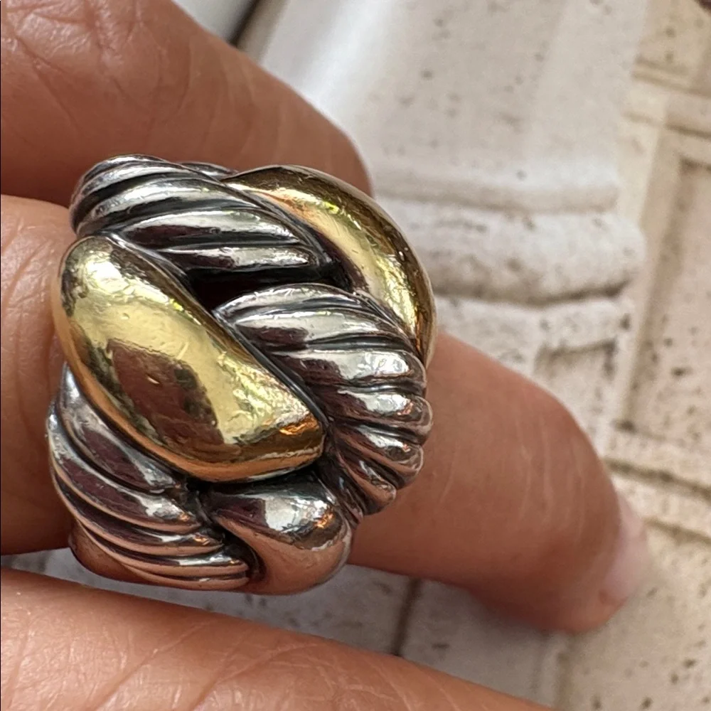 AUTHENTIC DAVID YURMAN BELMONT CURB CHAIN RING - Picture 2 of 6